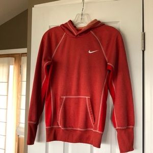 Nike Orange hoody therma-fit
